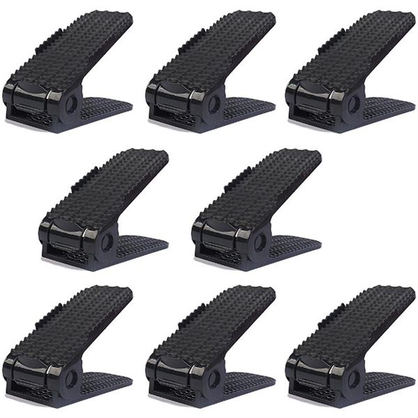 

shoe slots organizer, 4-levels adjustable space saver for closet, better stability organizer with more stab clothing & wardrobe storage