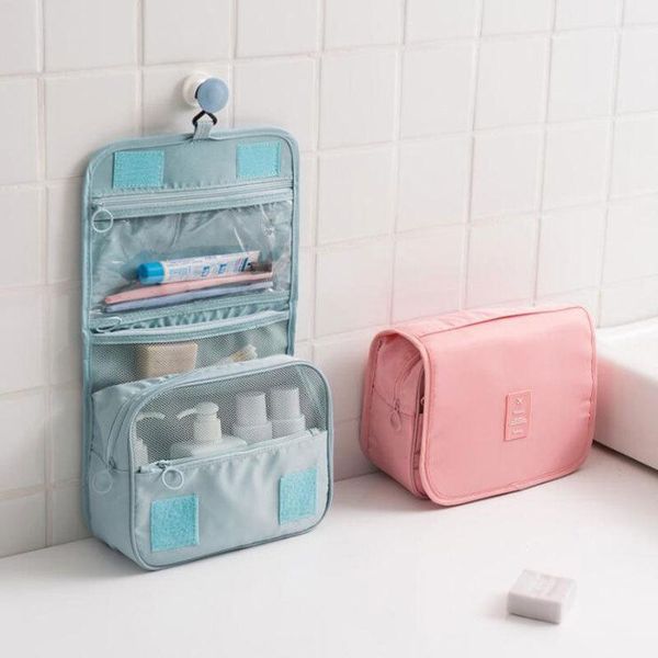 

travel wash bag storage cosmetic women make up box makeup bags & cases