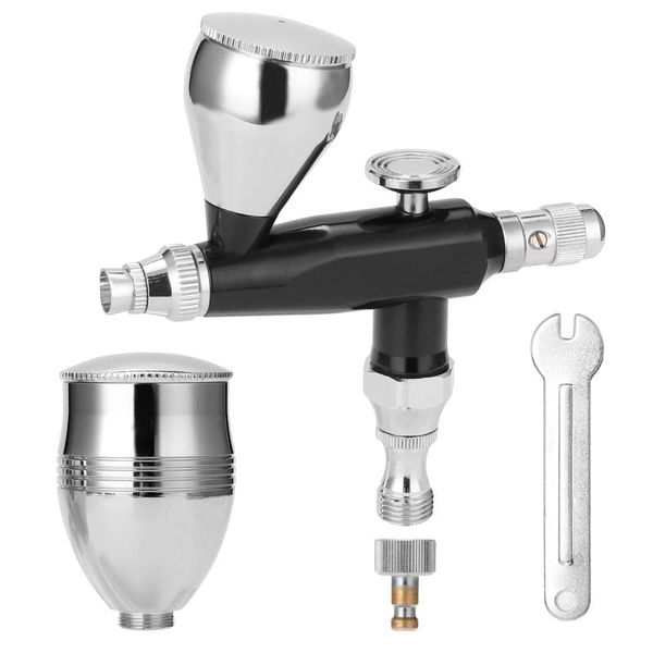 

professional spray guns 0.3mm airbrush set with inlet connection 5cc and 13cc color cup wrentch for model making art painting