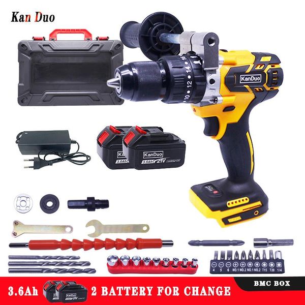 

professiona electric drills kanduo 21v13mm cordless drill brushless motor high torque ice 3 in 1 impact bolt driver