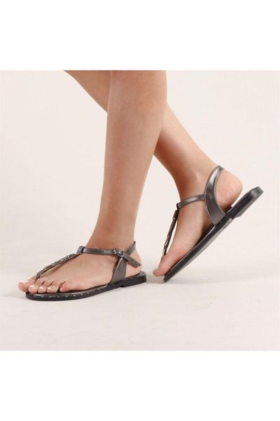 

sandals platinum women 's slippers/sandals 200 44-181028-z, Black