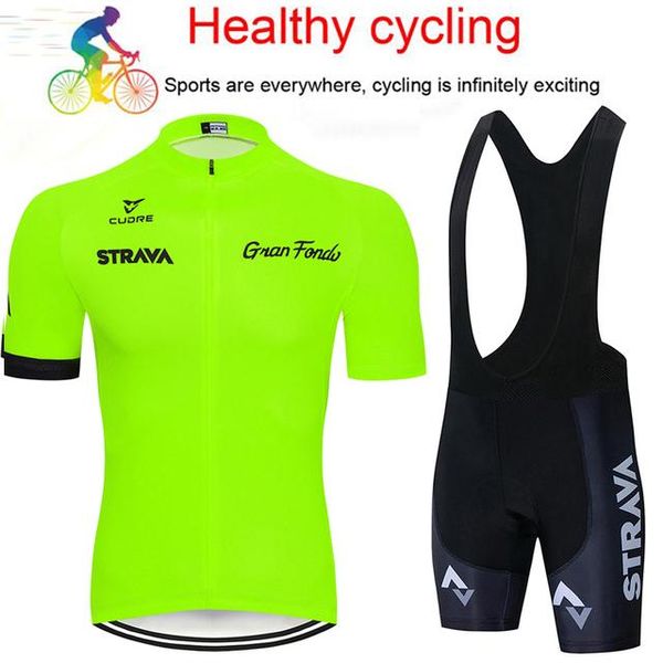

racing sets 7 colors strava pro bicycle team short sleeve men's cycling jersey summer breathable clothing, Black;blue