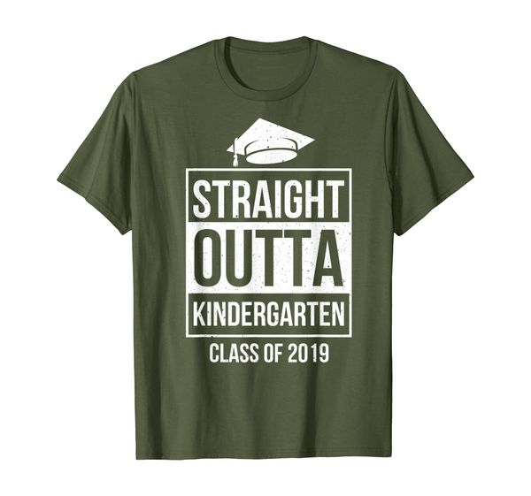 

straight outta kindergarten class of 2019 tshirt t-shirt, White;black