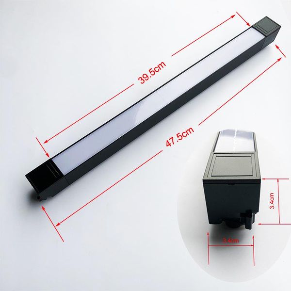 

track lights dimmable 30w led light ac85-265v linear indoor lighting flood spotlight for home shops stores