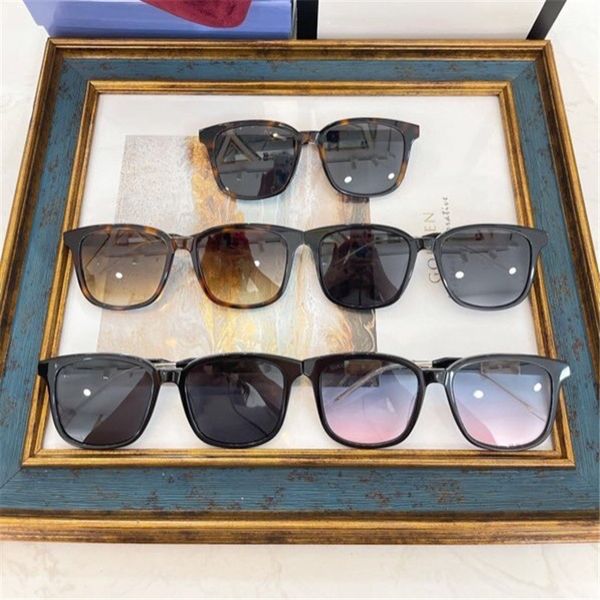 

g's 2021 new box men's women's sunglasses show a small face and anti ultraviolet sunglasses gg0872, White;black