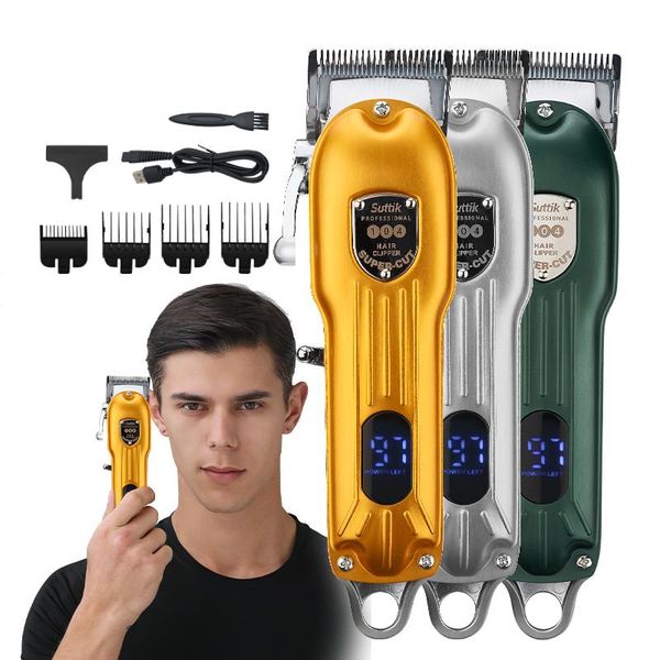 

hair clippers style men trimmer electric clipper fashion design metal material usb charging