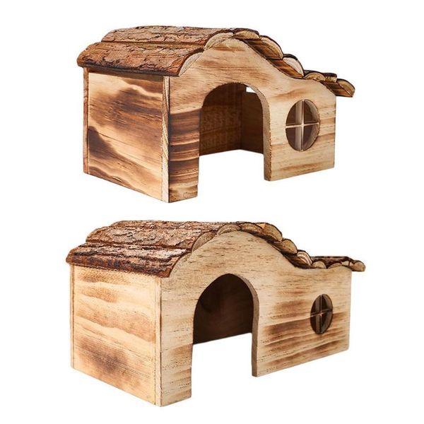 

small animal supplies handwoven wood house pet nest durable hamster playing pig sleeping guinea for j1c9