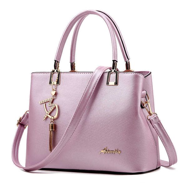 

women bag fashion casual 's leather handbags luxury handbag designer shoulder new for 2022 bolsa feminina