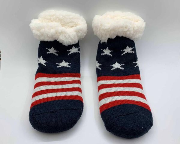 

slipper winter kids boys and girls keeping your feet warm thicken indoor sleeping socks home shoes, Black;grey
