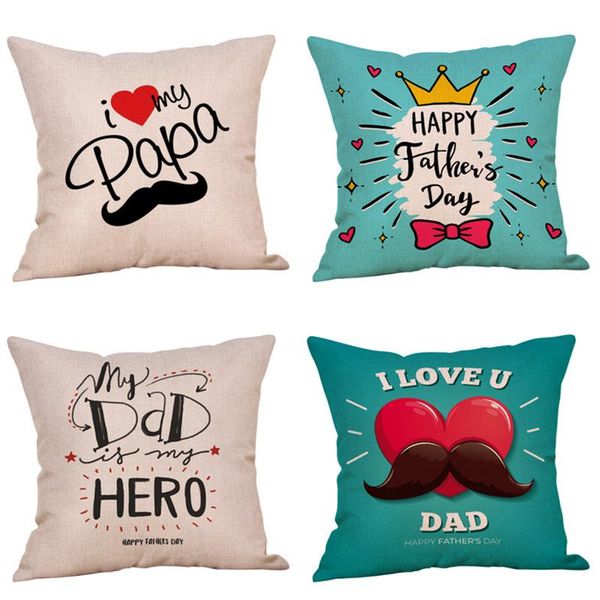 

fashion father holiday cushion cover cotton linen 45cm * home decoration pillowcase sofa seat pillow cushion/decorative