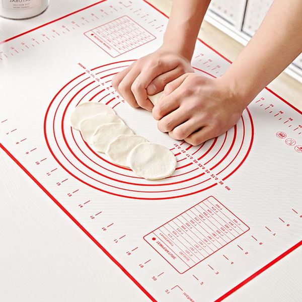 

rolling pins & pastry boards 40cm x 60cm kitchen cooking tools collapsible non-stick silicone baking mat kneading dough pad tray inner liner