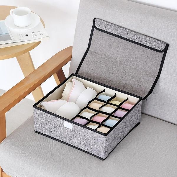

storage drawers 13 grid oxford cloth boxes printed foldable with covered socks underwear stationary box multifunctional drawer washable