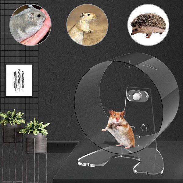 

small animal supplies hamster exercise wheel with bracket silent acrylic running for hamsters gerbils mice and other pets