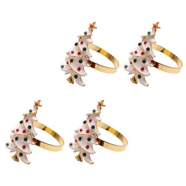 

napkin rings 4pcs exquisite christmas decorative xmas themed clasps