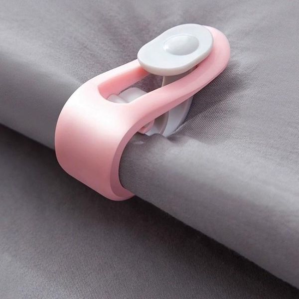 

hooks & rails 3pcs quilt holder sheet cover anti-running buckle winter safety needle-non-slip clip fixer bed home accessories