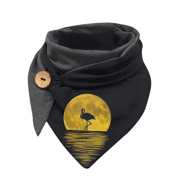 

scarves women fashion soild dot printing button soft wrap casual warm shawls foulard femme #t2g, Blue;gray