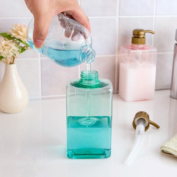 

liquid soap dispenser foam facial cleanser organize bottle shampoo shower lotion storage bottles