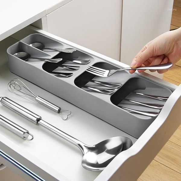 

storage bottles & jars plastic knife block holder drawer knives forks rack stand container cabinet tray kitchen cultery organizer