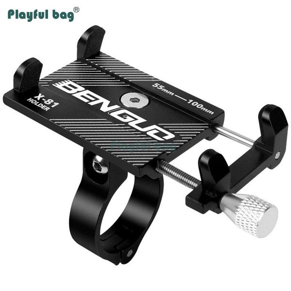 

playful bag bicycle mobile phone bracket aluminum alloy x81 fixing device riding bike accessory equipment ca01 car & truck racks