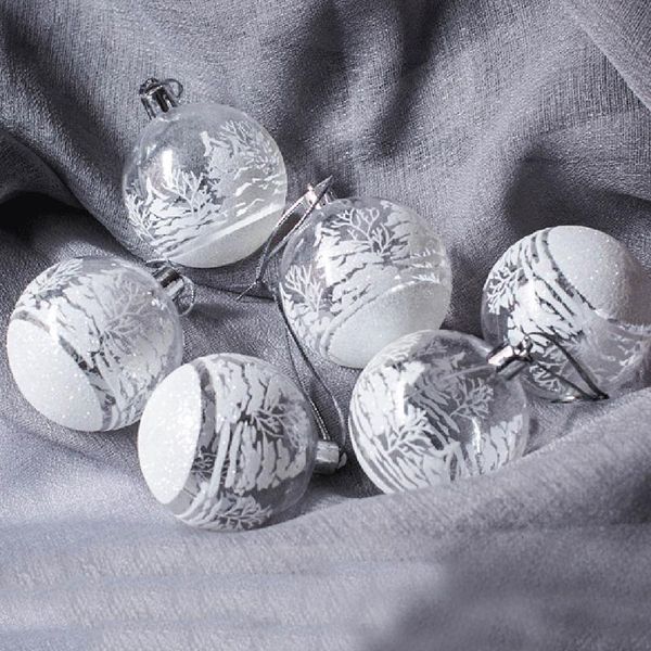 

pcs christmas tree ornaments hanging ball pendants craft year xmas party decoration 6cm