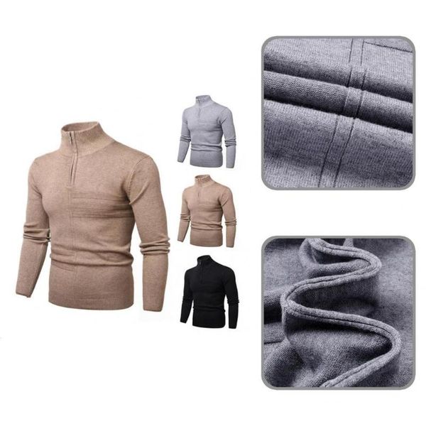 

men's sweaters great sweater solid color zipper stitching men autumn, White;black