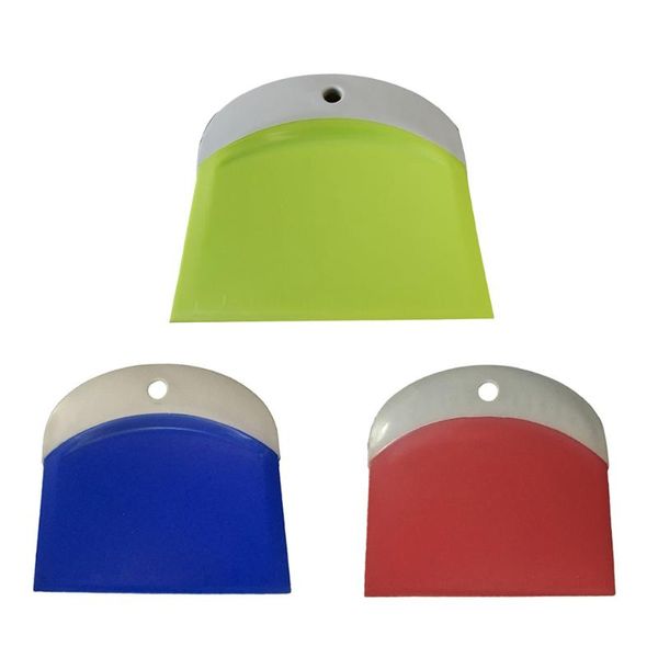 

1pcs sale cream smooth cake trapezoid spatula baking pastry tools dough scraper kitchen butter knife cutter molds &