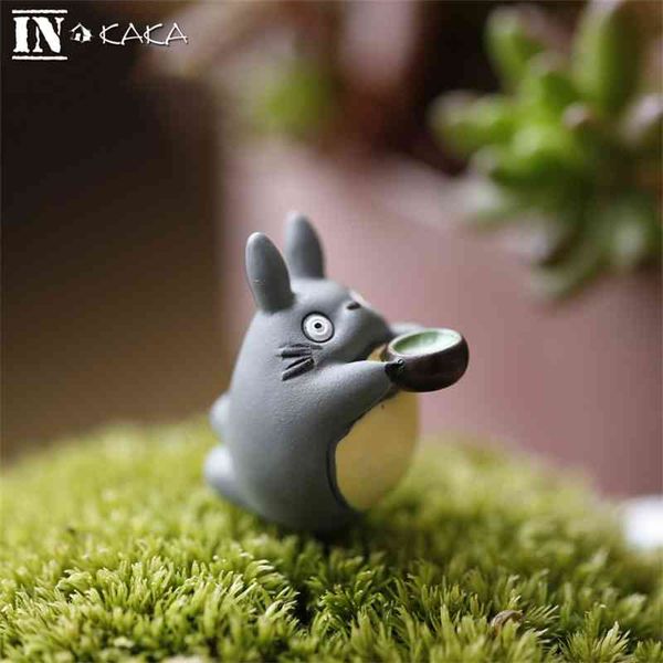 

anime my neighbor kawaii totoro met kom micro fairy garden miniature decoration numbers terrarium/dollhouse diy accessories