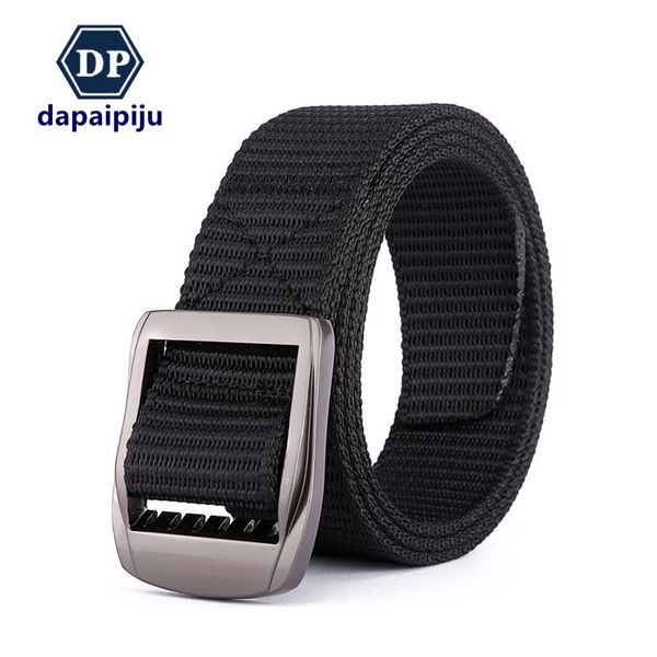 

durable fashion the felt fast drying sports nylon belt tank pattern alloy japanese button versatile trend breathable canvas, Black;brown