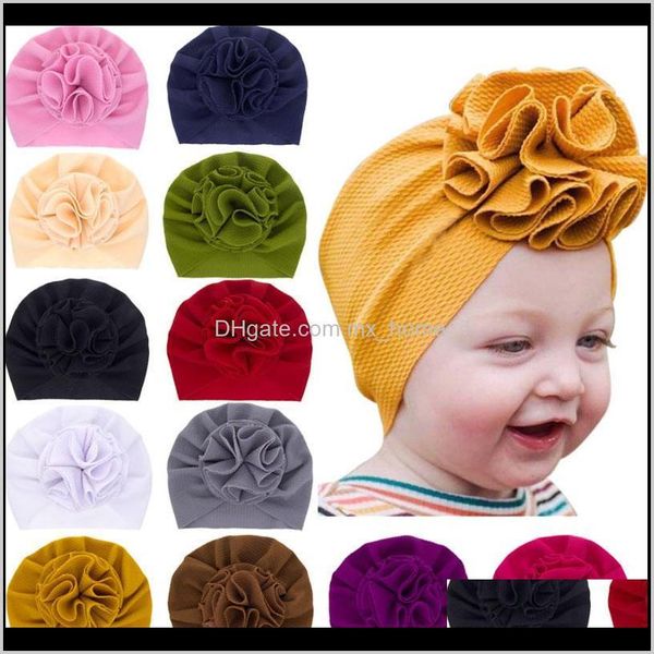 Baby Einfarbig Turban Hut Geboren Kinder Mädchen Haarbänder Kopf Wraps Kinder Herbst Winter Haar Zubehör Tickj Hüte N3R9O
