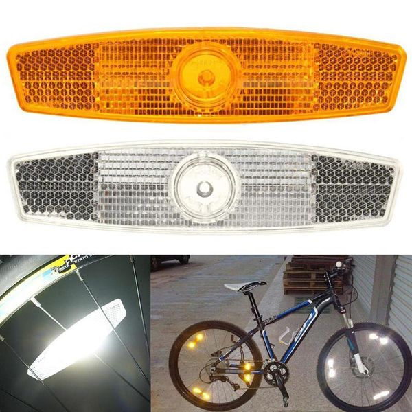 

1pcs bike wheel reflective mount clip warning bicycle spoke reflector lights