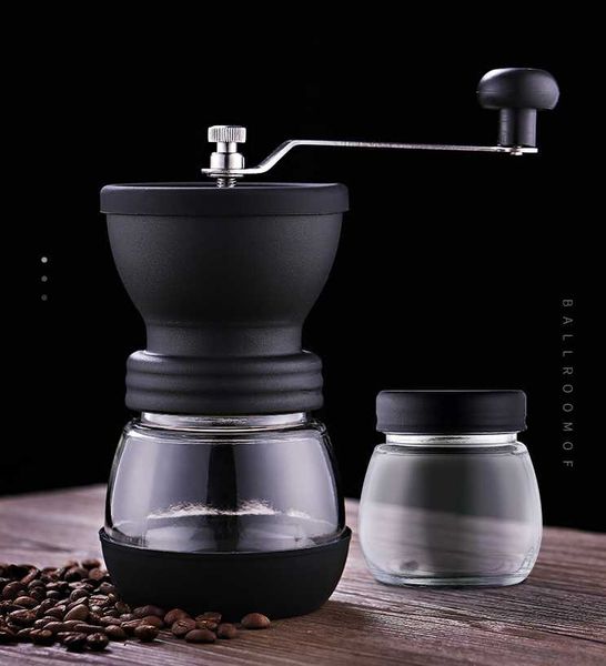 

manual coffee grinders yinghua 2021 washable grinder with canister as gift