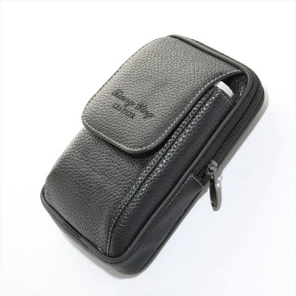 

bisi pu leather fanny pack phone card waist bag multi function outdoor men and women belt bags