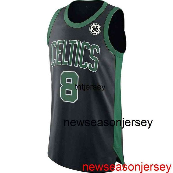 Camisa Kemba Walker #8 personalizada barata costurada masculina feminina juvenil XS-6XL camisas de basquete
