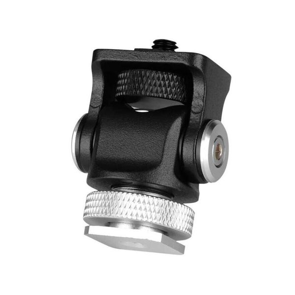 

tripod heads shoe adjustable monitor holder mount camera pan 360 degree tilt 180 with cold and 1/4'' head