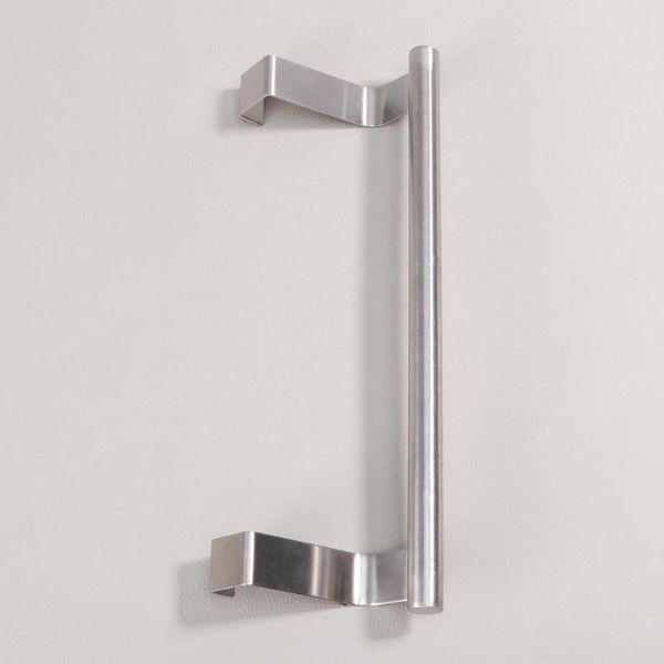 

towel racks stainless steel hanging rack single-bar multi-function doors organizer punch-hanger (size s)