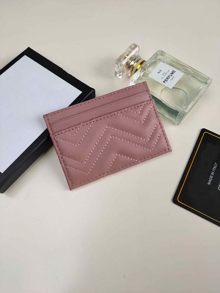 

7 colors fashion candy colors wallet card holder original box real leather multicolor coin purse date code short wallet card holder women ma, Brown;gray