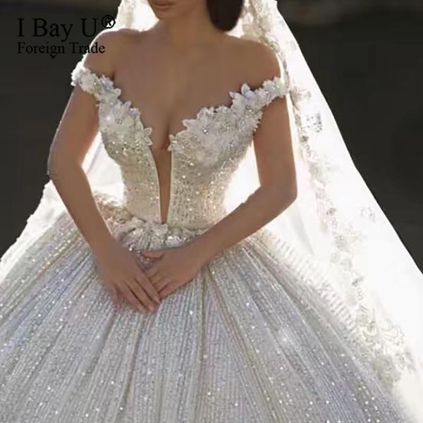 

bridal veils luxury 3d flower rhinestone pearl beaded wedding veil 2021 mariage long accessories velo de novia, Black