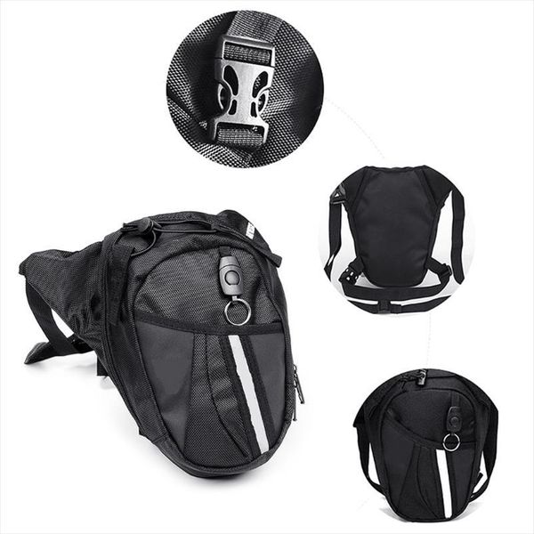 

waist bag oxford nylon leg drop motorcycle pack fanny thigh belt bike bags