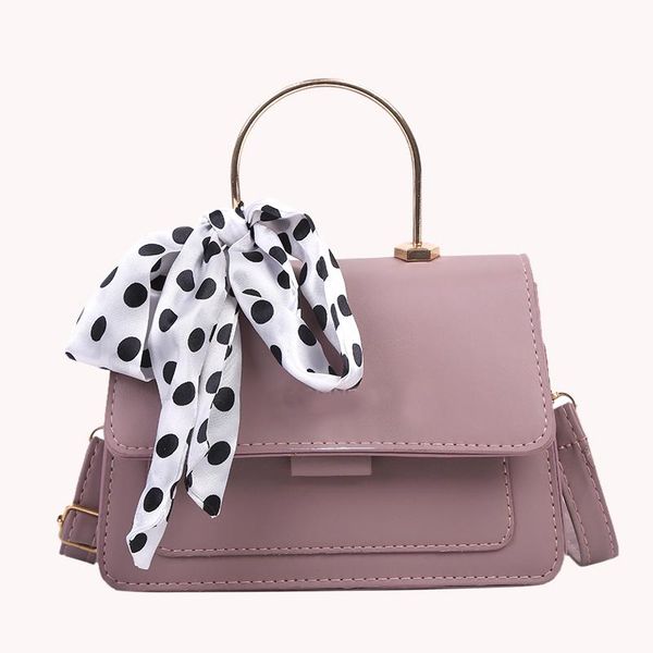 

evening bags women elegant solid color shoulder soft pu leather crossbody small square bowknot handbag street travel messenger clutch