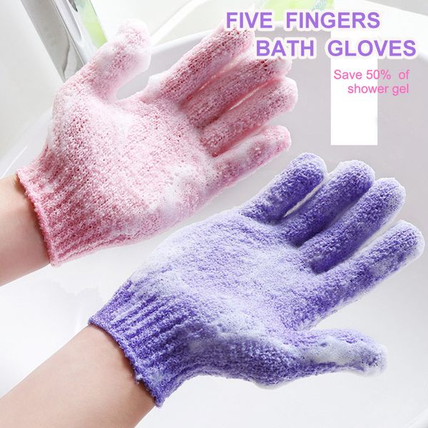 

bath brushes sponges scrubbers shower bath gloves household merchandises spa massage scrub body exfoliating wash skin