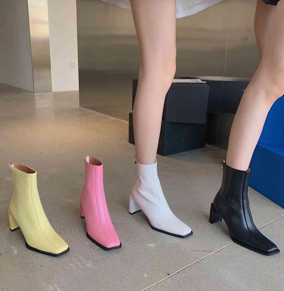 

dress shoes botas martin de salto alto e cano quadrado, feminina, tamanhos 35-39, cor chamativas, preto/amarelo/branco/rosa dc8n, Black