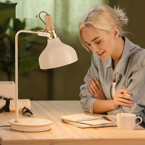 

table lamps lukloy nordic modern led desk light for study bedside lamp reading learning eye bedroom