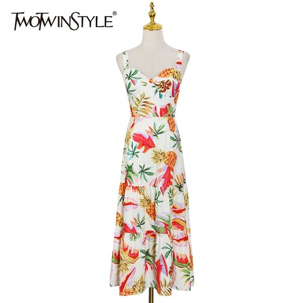 

print vintage dress for women v neck sleeveless high waist hit color pleated mid dresses female summer clothes 210520, Black;gray