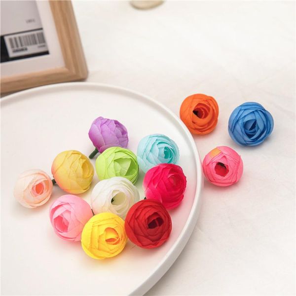 

10pcs/set artificial tea bud small fresh wedding decoration flower corsage wrist accessories decorative head flowers & wreaths