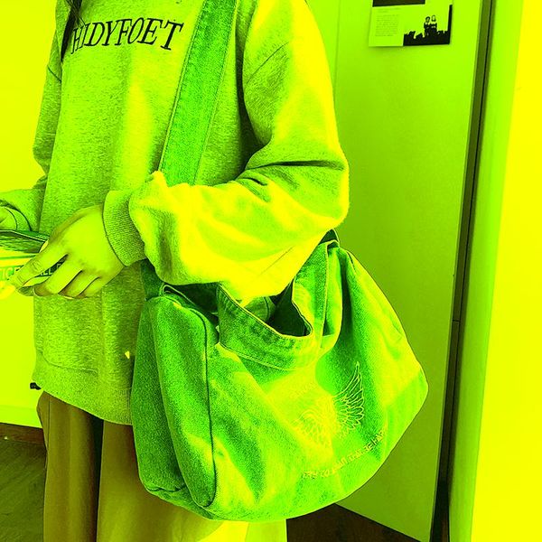 

original brand cross-body bag large capacity casual shoulder student korean version canvas japanese bags