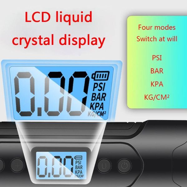 

inflatable pump 1pc wireless portable air compressor 150 psi tire inflator usb charging with led l9ce