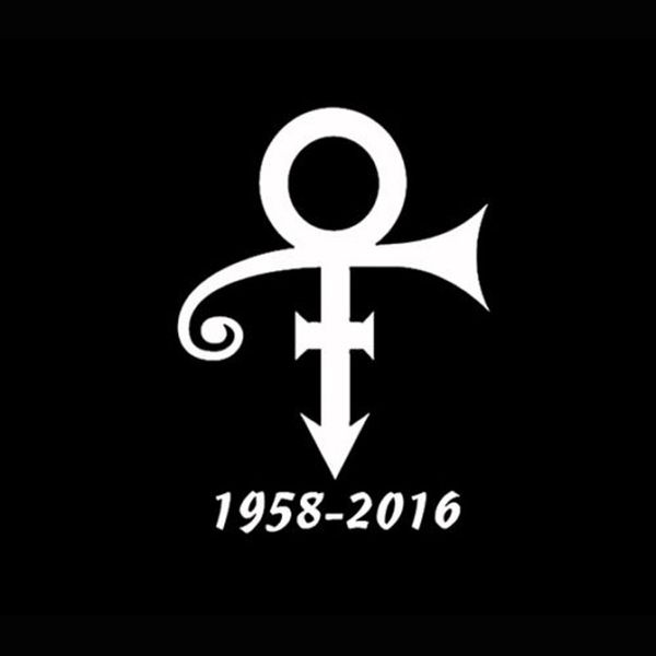 

15x11.1cm prince symbol music musician decal vinyl car sticker car-styling