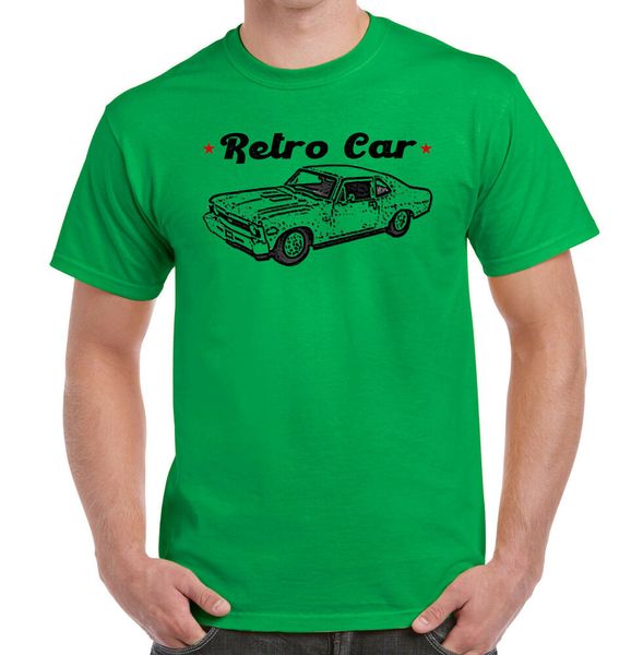 

vintage american car chevrolet nova ss 1970 1 - new cotton t-shirt, White;black