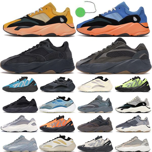 

kanye 700 running shoes v1 v2 v3 bright blue sun safflower azareth cream static alvah analog azael inertia reflective mens womens trainers o