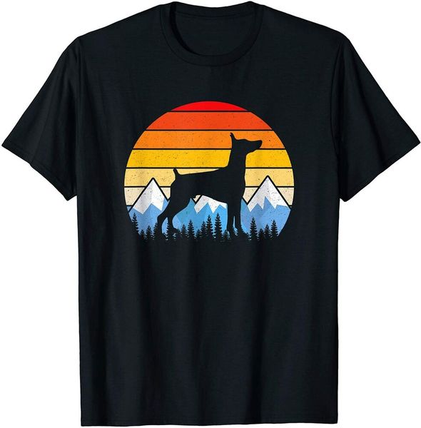 

vintage retro doberman pinscher t shirts t-shirt size s-5xl, White;black